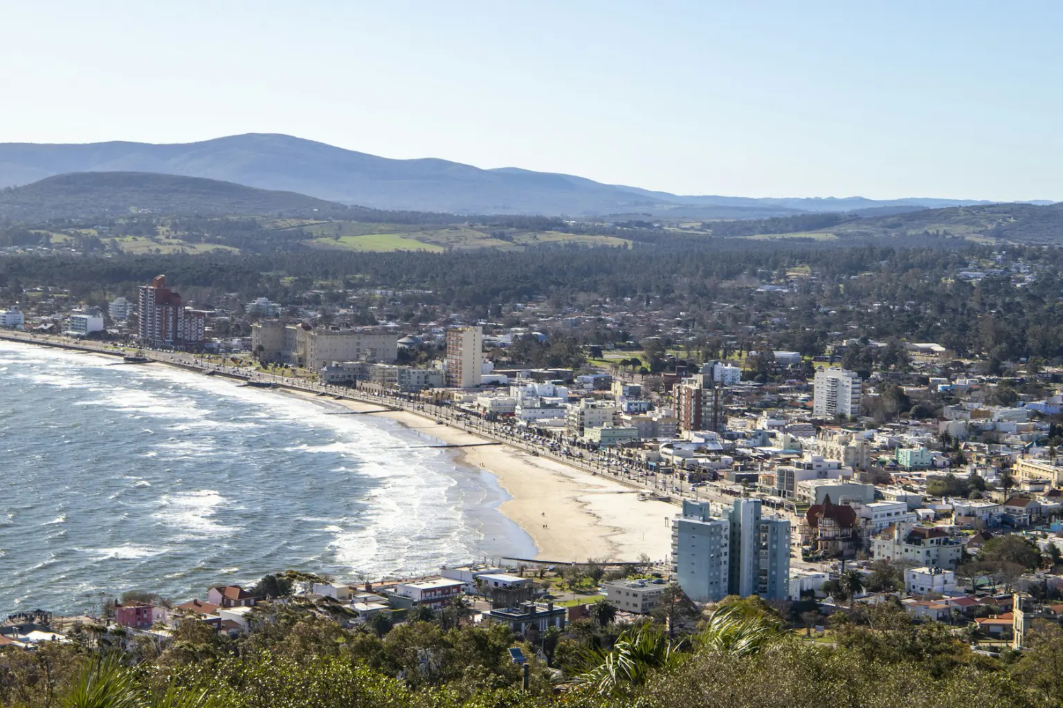 Bahía de Piriápolis vista desde el cerro